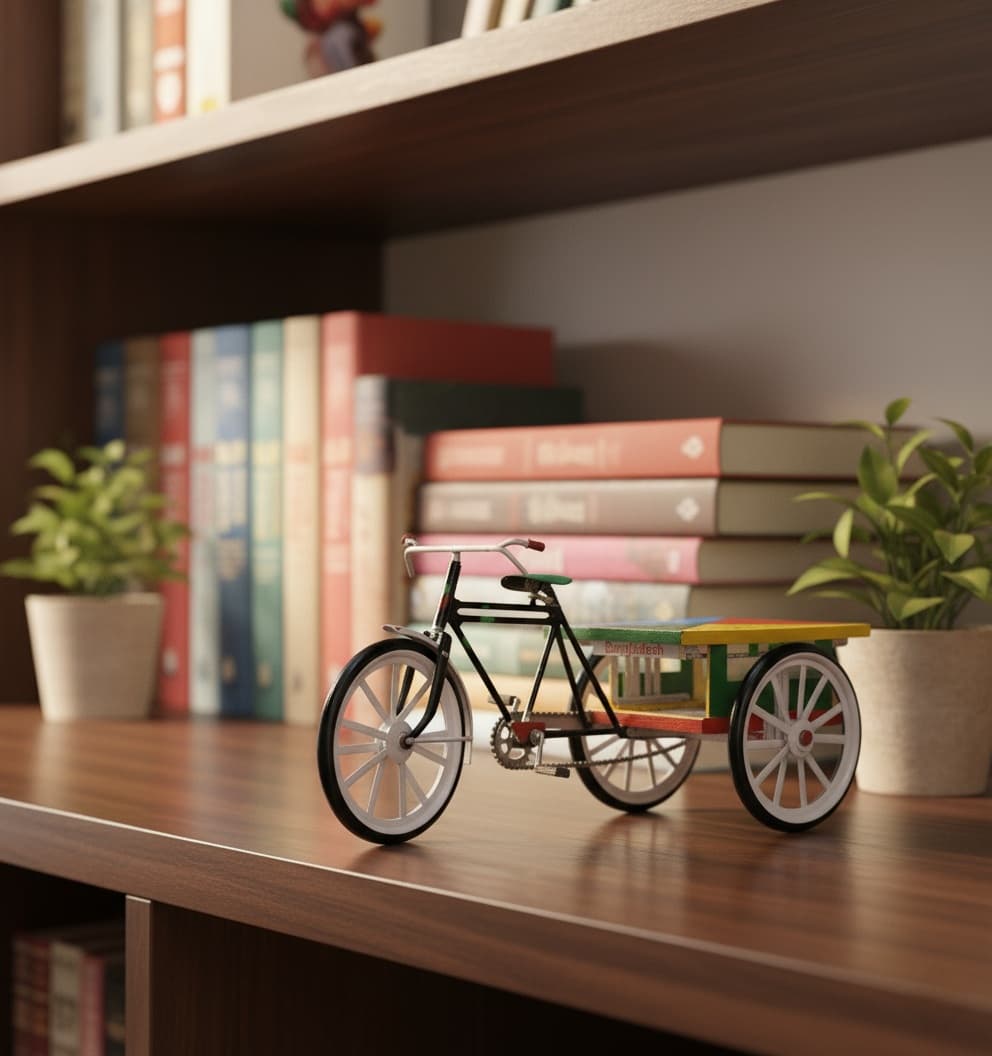 Hand Painted Wrought Iron Van - Alternative View